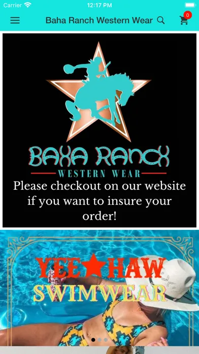 Capturas de tela do Baha Ranch Western Wear
