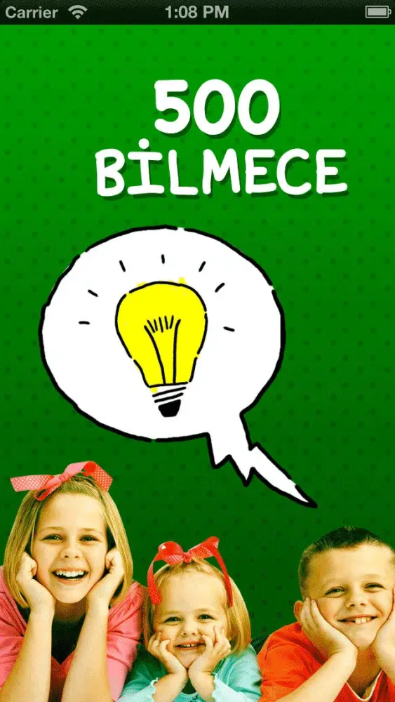 Ảnh chụp màn hình của 500 Bilmece