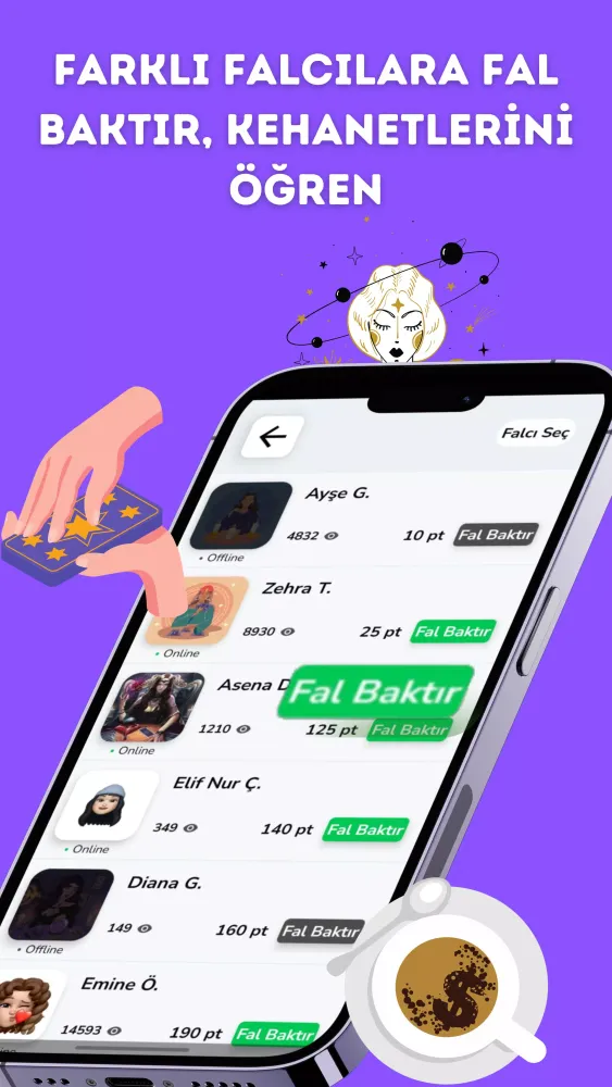 Birnaz Abla - Kahve Tarot falı Screenshots