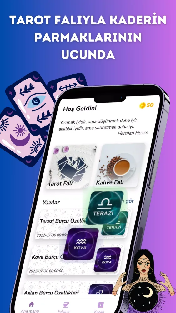 Birnaz Abla - Kahve Tarot falı Screenshots