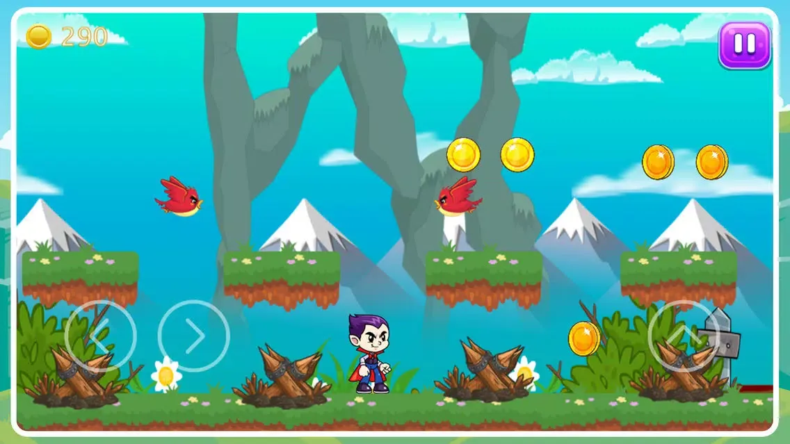 Tangkapan skrin Vampire Adventure Run