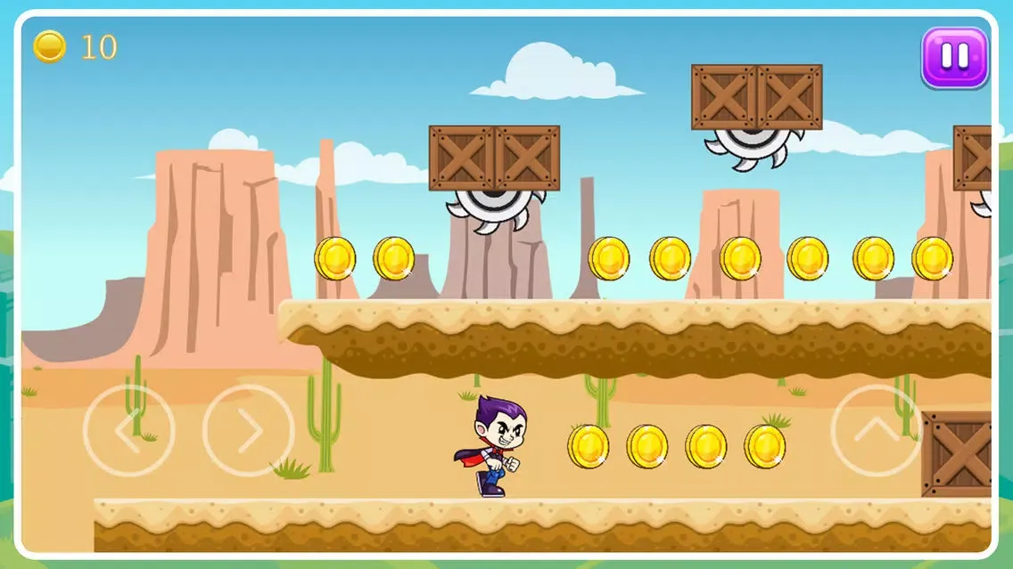 Tangkapan skrin Vampire Adventure Run