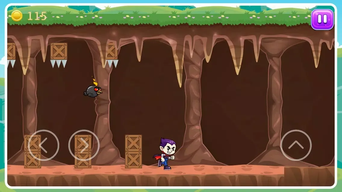 Tangkapan skrin Vampire Adventure Run
