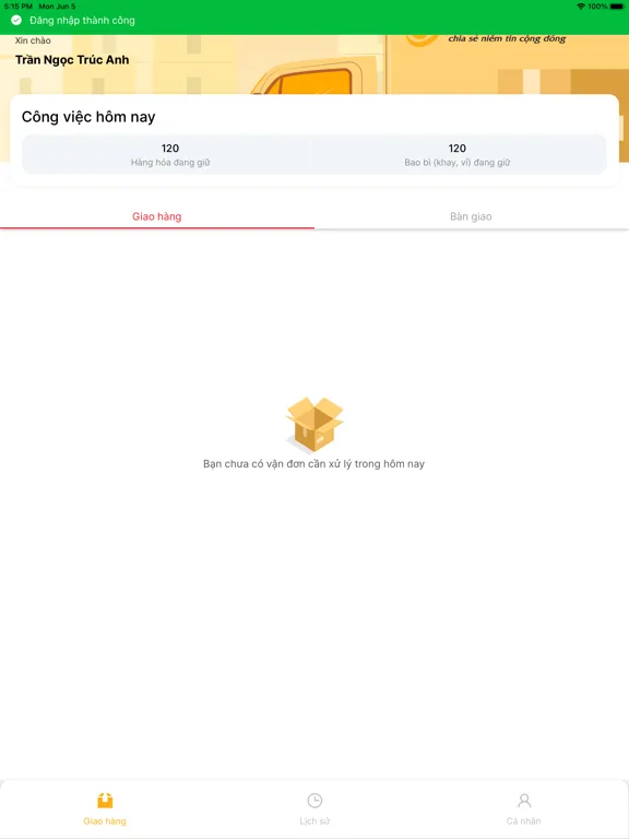 Ba Huân Delivery iPad  Ekran Görüntüleri