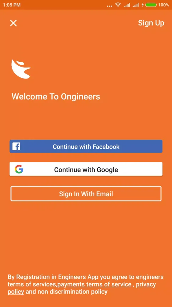Tangkapan layar ON gineers
