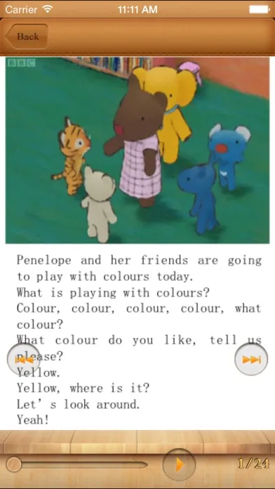 Capturas de pantalla de 蓝色小考拉有声绘本—宝贝听儿童经典寓言故事英语启蒙教育