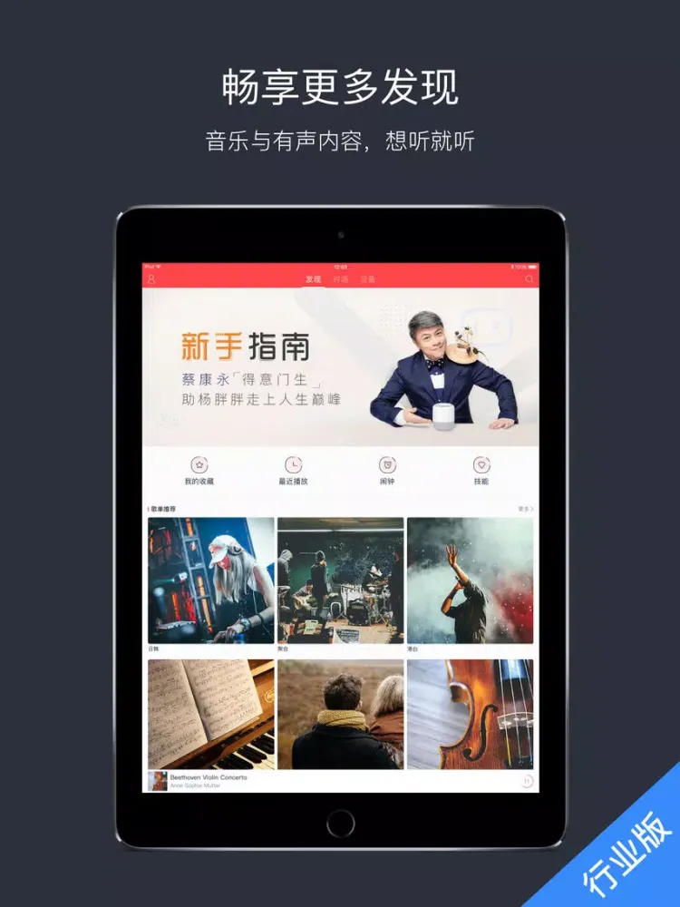Capturas de pantalla de 小度音箱行业版 iPad 