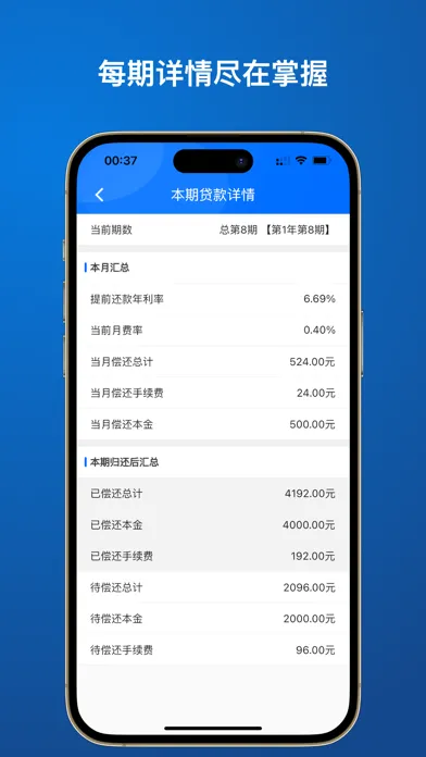 ภาพหน้าจอของ 利率通:车贷分期-信用卡-消费贷-信用贷