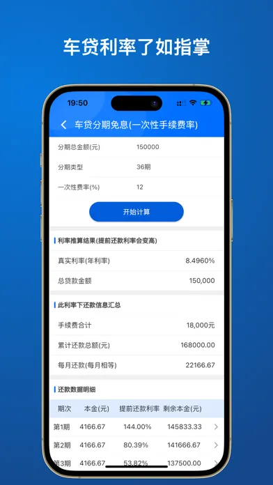 ภาพหน้าจอของ 利率通:车贷分期-信用卡-消费贷-信用贷