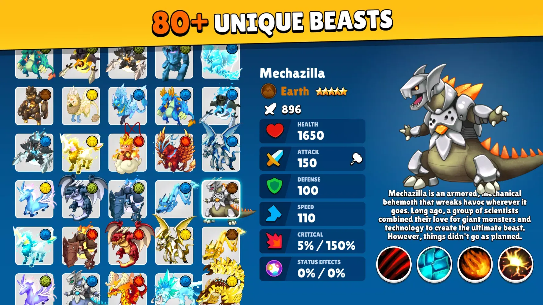 Tangkapan skrin Beast Brawl