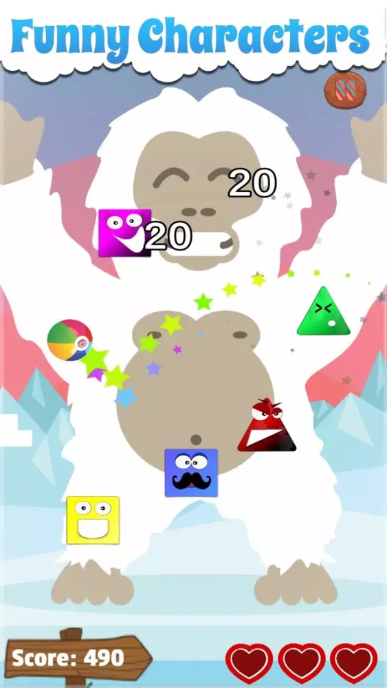 Ảnh chụp màn hình của Silly Shapes - Funny Game