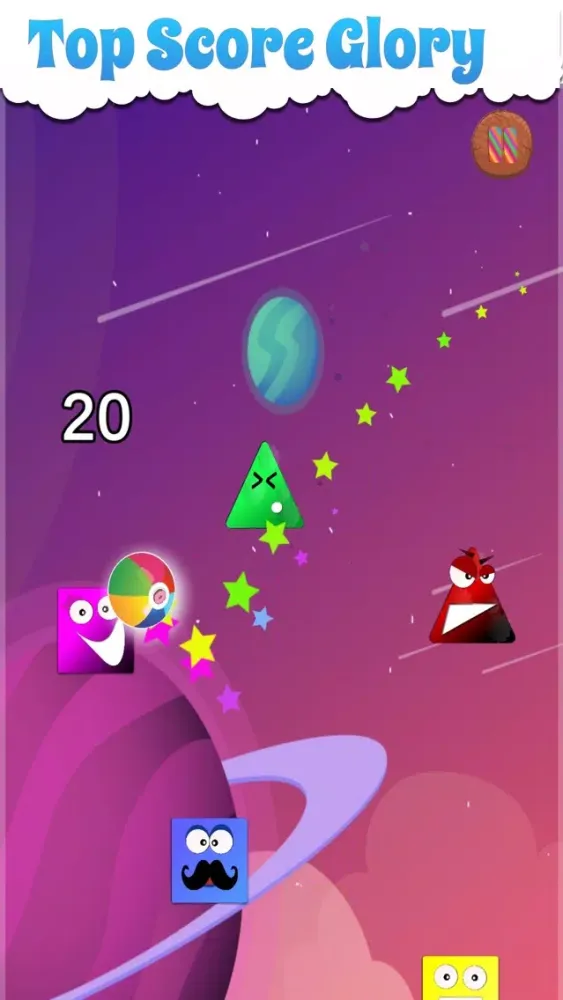 Ảnh chụp màn hình của Silly Shapes - Funny Game