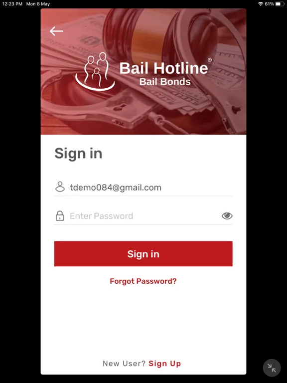 Скриншоты Bail Hotline Customer iPad 