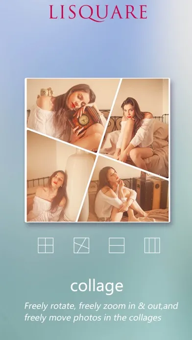 Lisquare - insta square by Lidow editor and photo collage maker photo editor 스크린샷