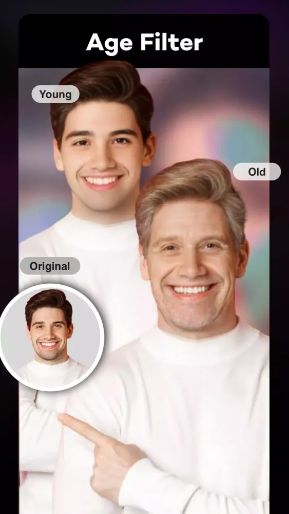 صور FaceLook - aging app face swap