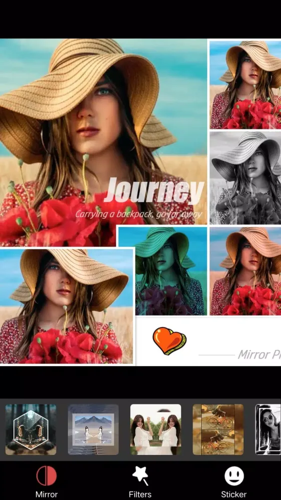 Photo Editor Collage MirrorApp Ekran Görüntüleri