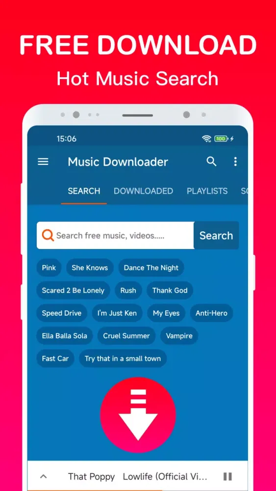 Capturas de tela do Mp3 Music Downloader Player
