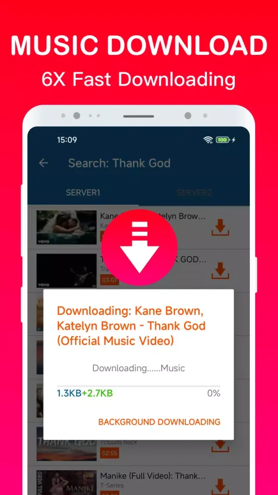 Capturas de tela do Mp3 Music Downloader Player