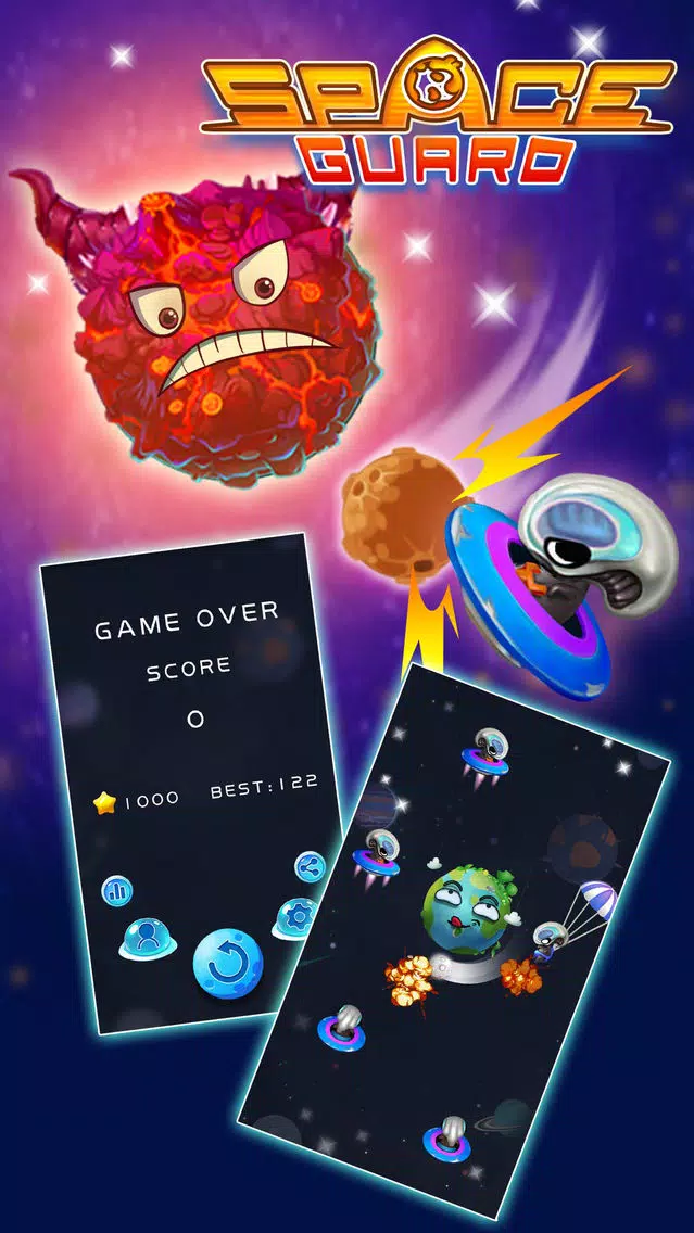Screenshot di SpaceGuard-A Lonely Guard