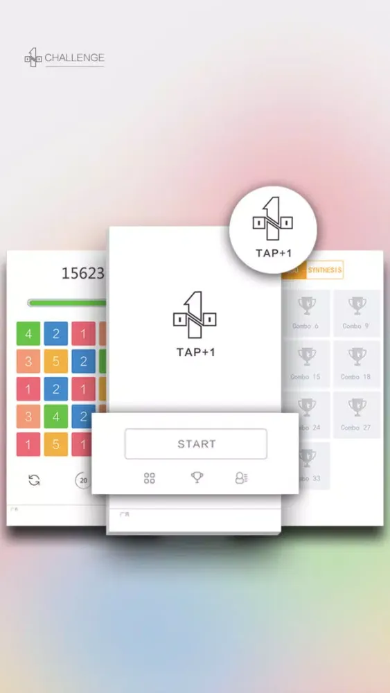 Tap+1-Free & Puzzle سکرین شاٹس