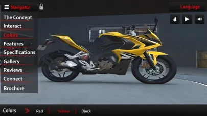 Bajaj Pulsar RS200 Interactive Screenshots