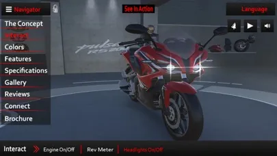 Bajaj Pulsar RS200 Interactive Screenshots