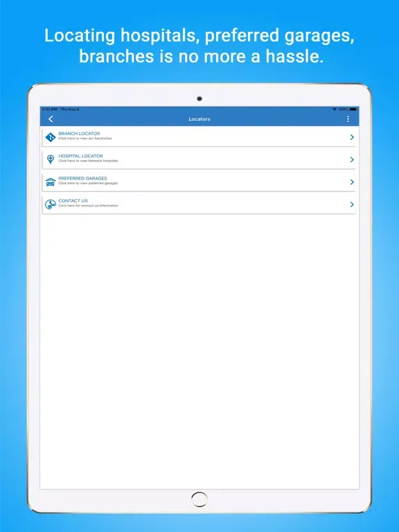 Ảnh chụp màn hình của Caringly Yours: Insurance App iPad 