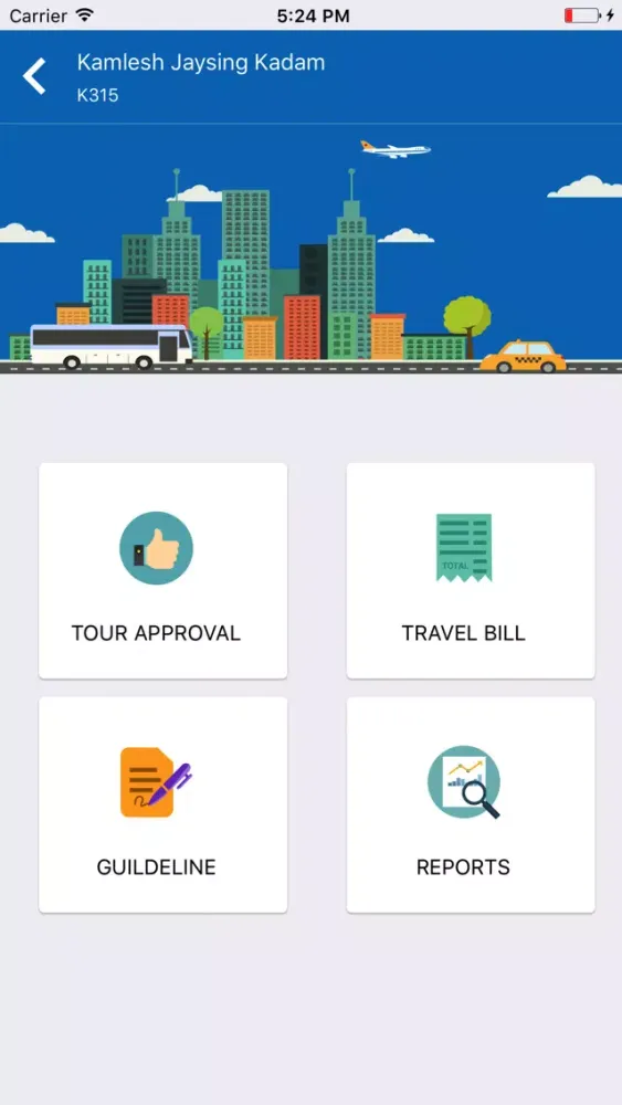 Tangkapan skrin Bajaj Intranet
