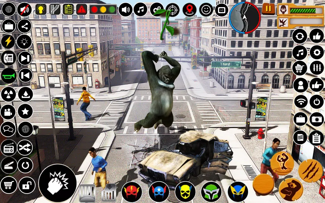 Angry Gorilla City Attack應用截圖
