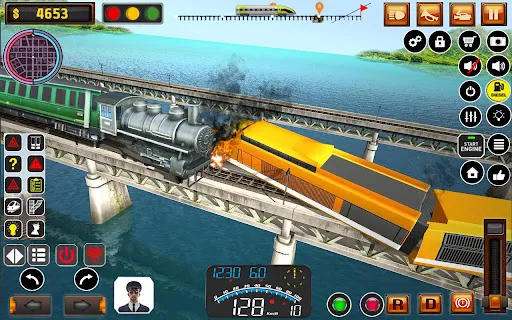 Uphill Train Simulator Game. Screenshots