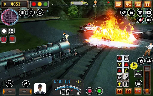 Uphill Train Simulator Game. Screenshots