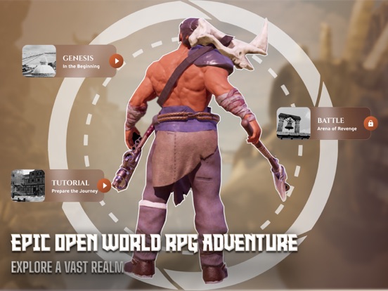 Tangkapan skrin Nepa: Saga - Epic Offline RPG iPad 