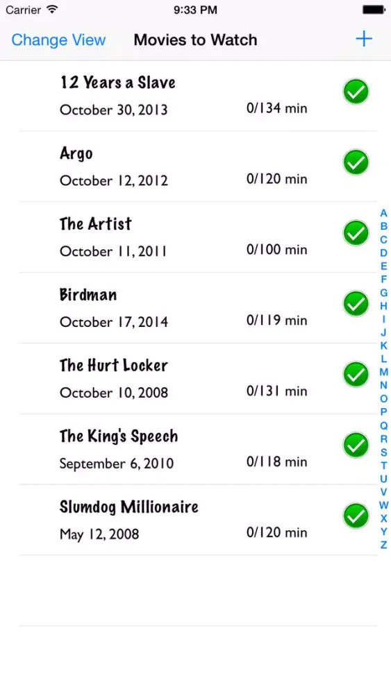 MovieLog - Track the Movies You Want to See スクリーンショット