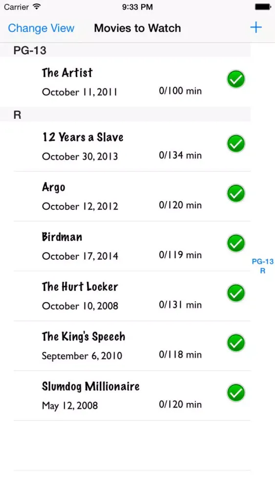 MovieLog - Track the Movies You Want to See スクリーンショット