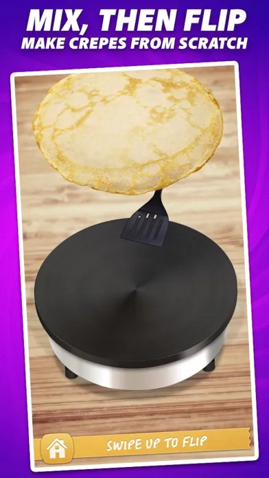 Capturas de tela do Crepe Maker