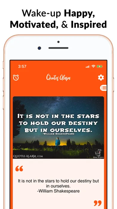 Zrzuty ekranu Quotes Alarm -Quote of the Day