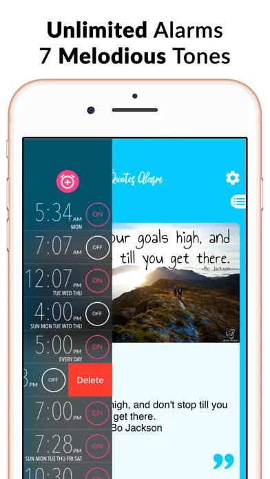 Zrzuty ekranu Quotes Alarm -Quote of the Day