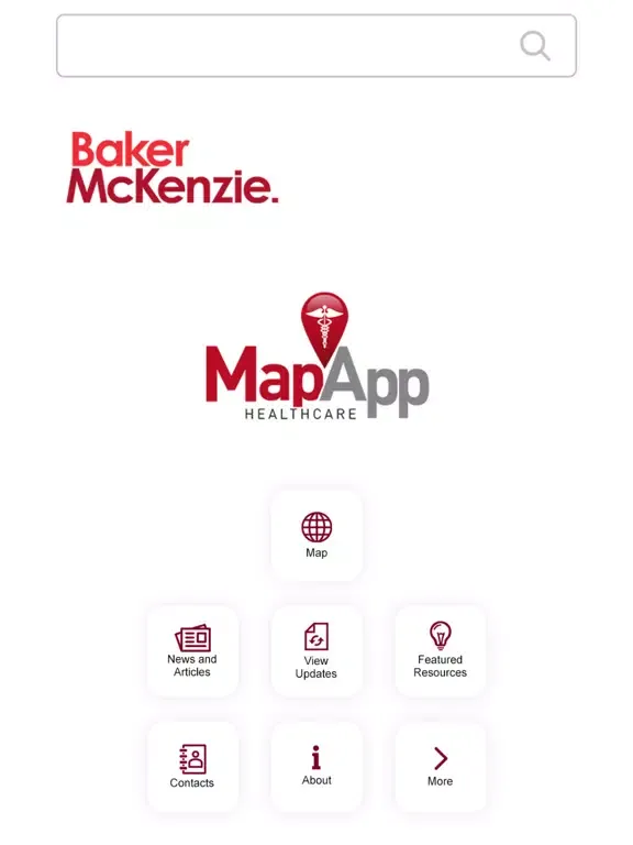 Healthcare MapApp iPad  স্ক্রিনশট