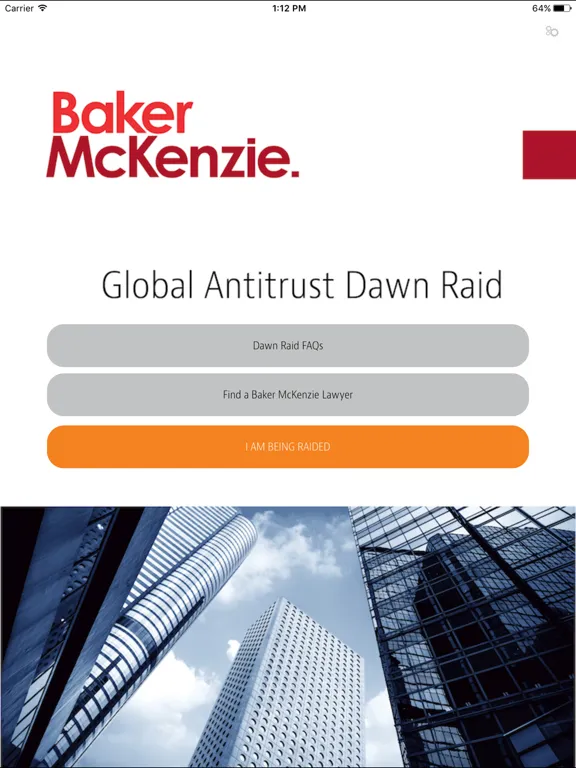 Baker McKenzie Dawn Raid iPad  Ekran Görüntüleri