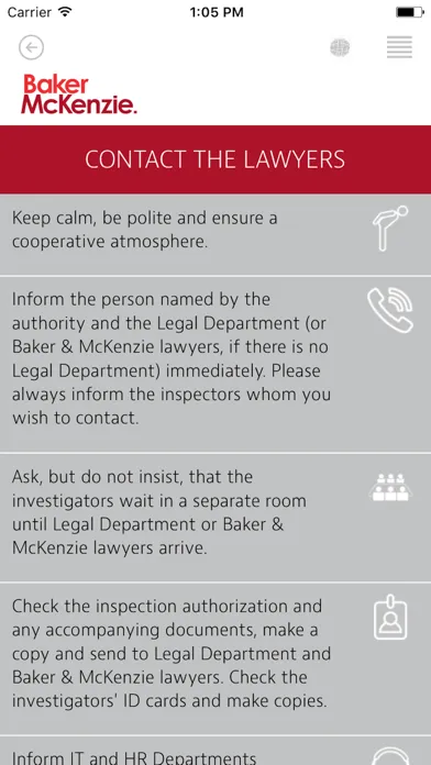 Baker McKenzie Dawn Raid Ekran Görüntüleri