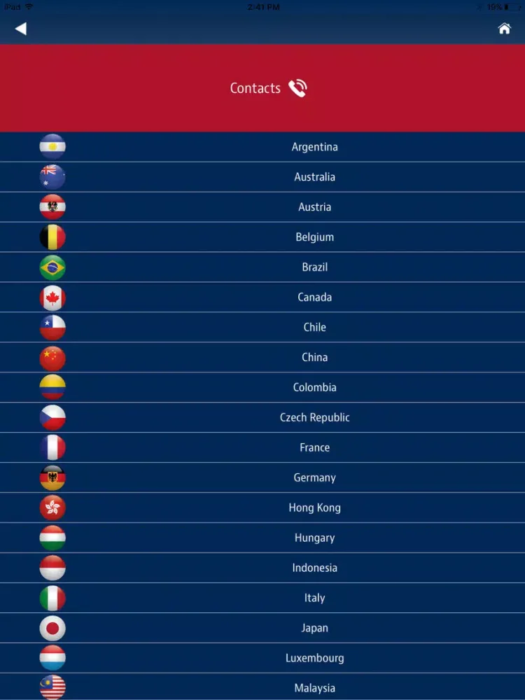 Capturas de tela do Global FS Regulatory Guide iPad 