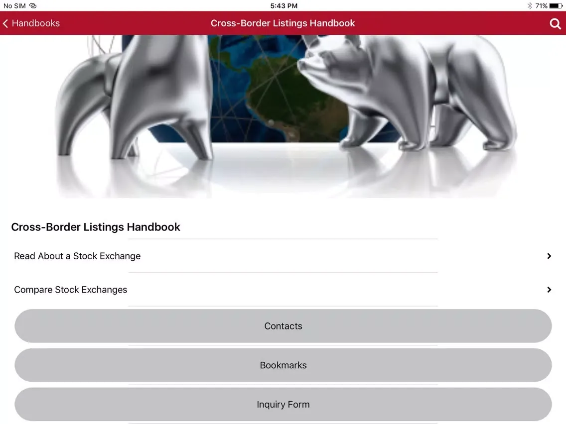 صور Cross-Border Listings App iPad 
