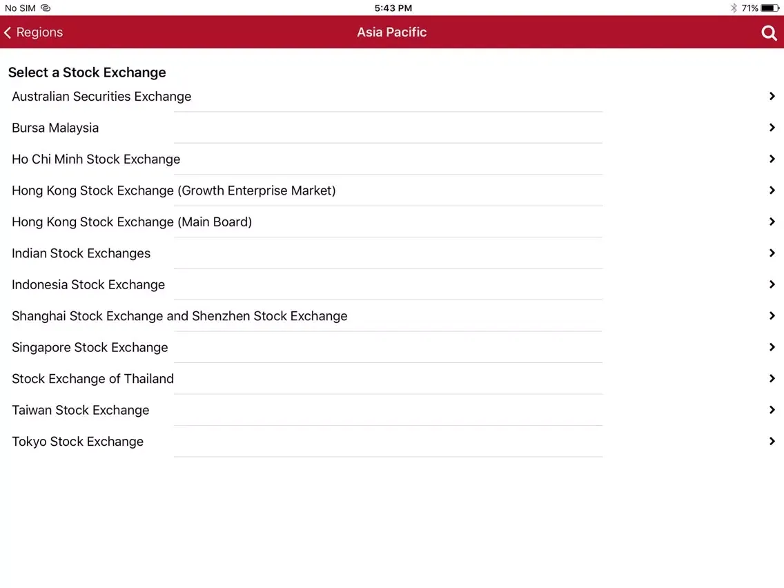 صور Cross-Border Listings App iPad 