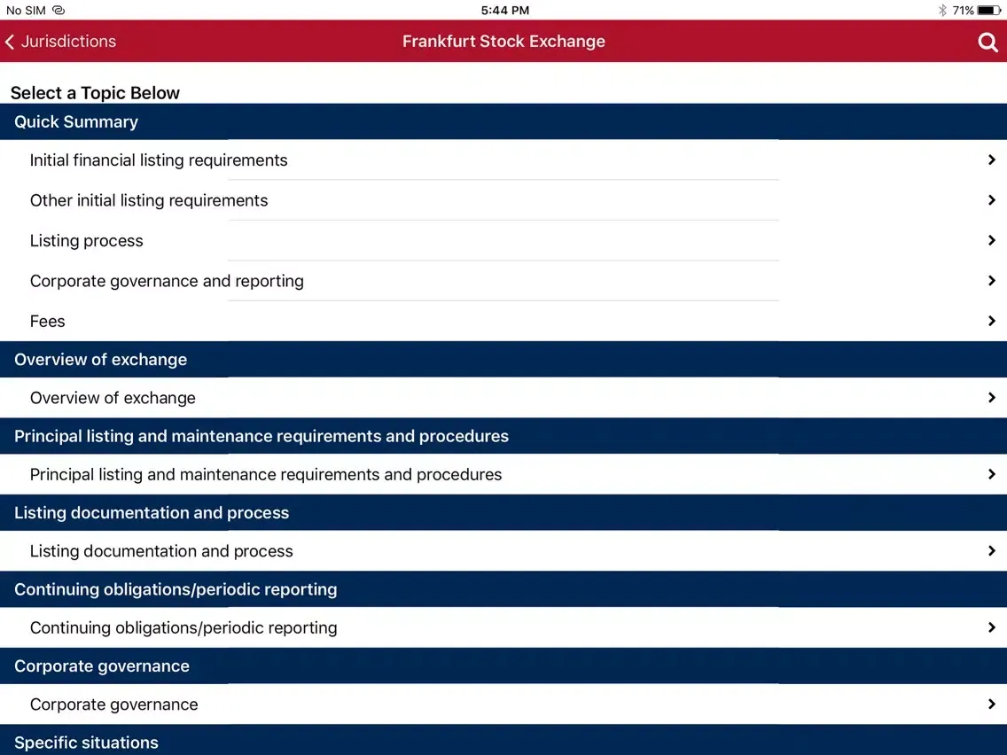 صور Cross-Border Listings App iPad 