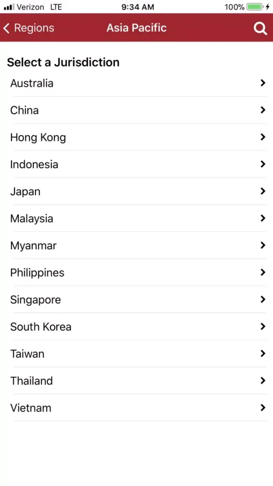 Capturas de tela do Global Anti-Bribery Laws