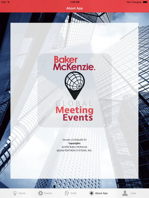 Capturas de pantalla de Global Meeting Events iPad 