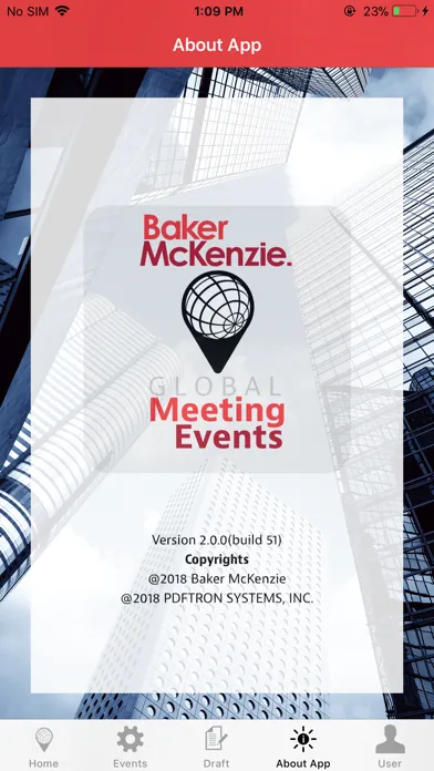 Capturas de pantalla de Global Meeting Events