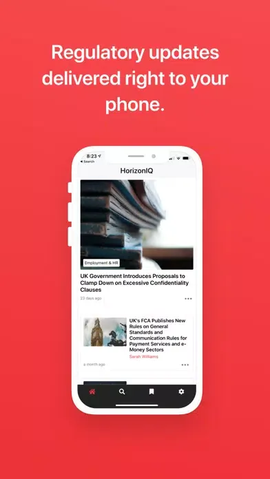 HorizonIQ App 스크린샷