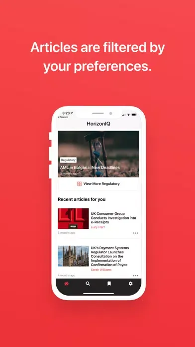 HorizonIQ App 스크린샷