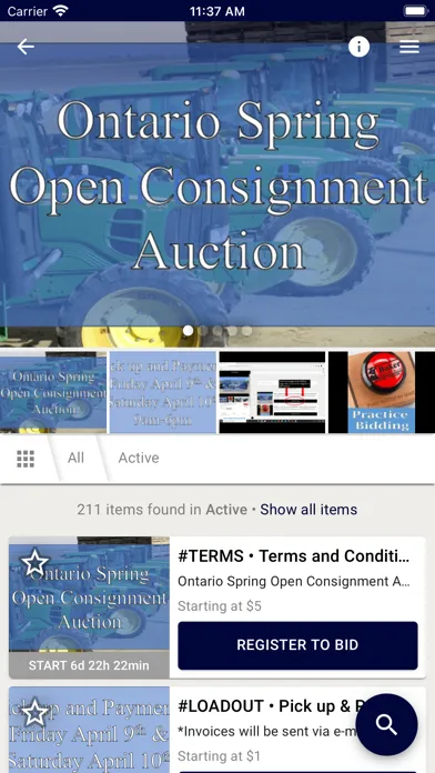 Capturas de pantalla de Baker Auction